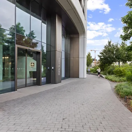 Skypark 1-Bedroom Apartment On Floor 10 With City View And Parking By Skyviews Bratislava