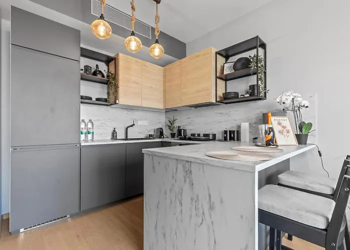 Skypark 1-Bedroom Apartment On Floor 10 With City View And Parking By Skyviews ברטיסלאבה